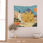 Liberty Square Wall Tapestry Gallery Image 2