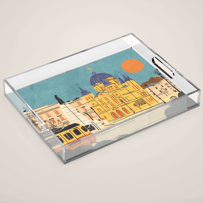 Liberty Square Acrylic Tray Gallery Image 1