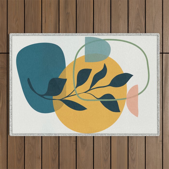 Abstract Modern Art 16 Outdoor Rug Gallery Image 1