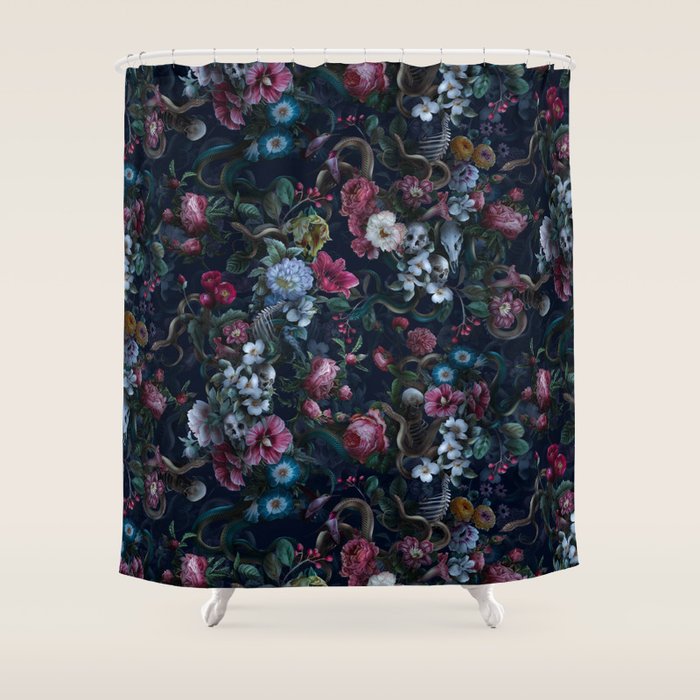 Skulls and Snakes V Shower Curtain Gallery Image 1