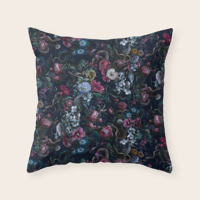 Skulls and Snakes V Throw Pillow Gallery Image 6