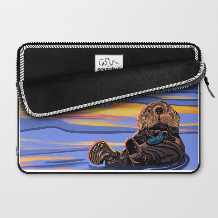 Otter - The cute Sea Monkey Laptop Sleeve Gallery Image 2