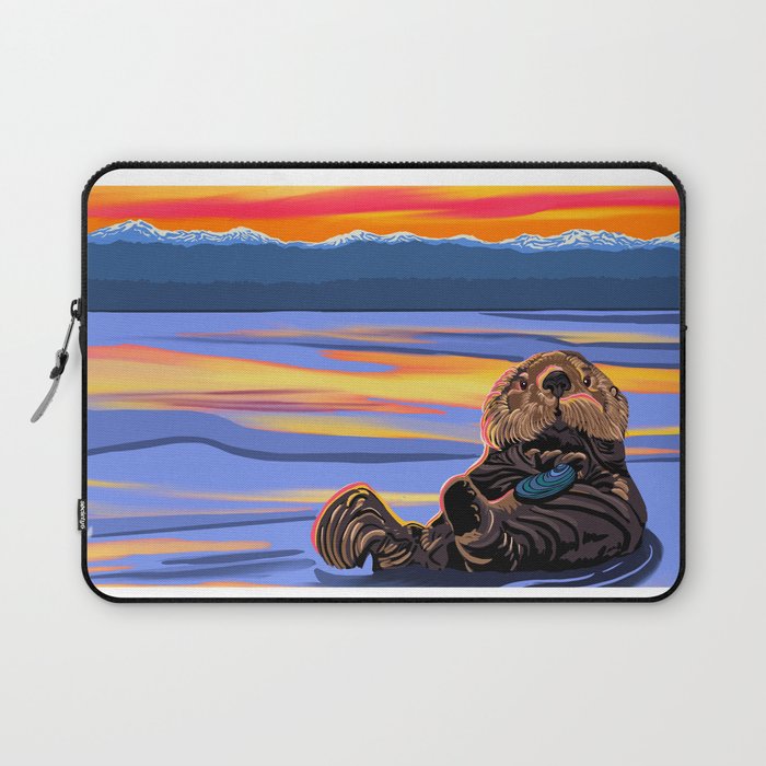 Otter - The cute Sea Monkey Laptop Sleeve Gallery Image 1