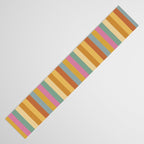 Mixed Stripes Pattern XVIII Retro Rainbow Table Runner Gallery Image 3