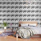 Fresh Snow Dust // Black and White Powder Day on the Mountain Wallpaper Gallery Image 3