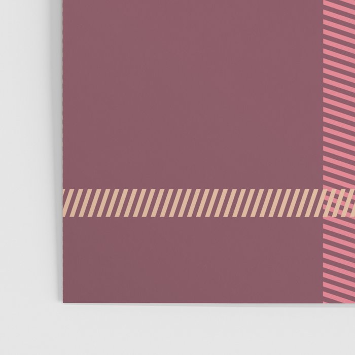 Warm Retro Plaid Pattern Poster Gallery Image 3