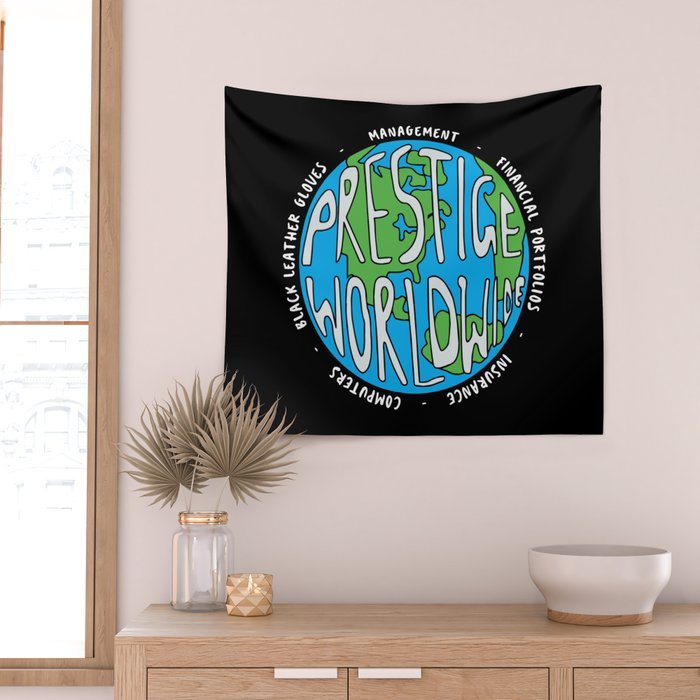 Prestige Worldwide Enterprise, The First Word In Entertainment, Step Brothers Original Design for Wa Wall Tapestry Gallery Image 2