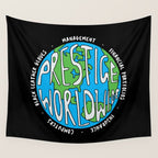 Prestige Worldwide Enterprise, The First Word In Entertainment, Step Brothers Original Design for Wa Wall Tapestry Gallery Image 4