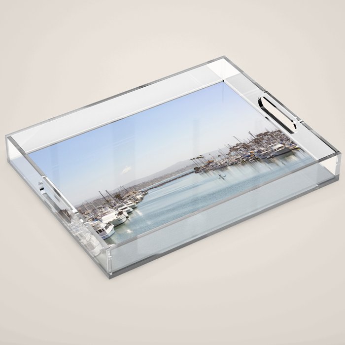 Dana Point Harbor California Photography Acrylic Tray Gallery Image 1