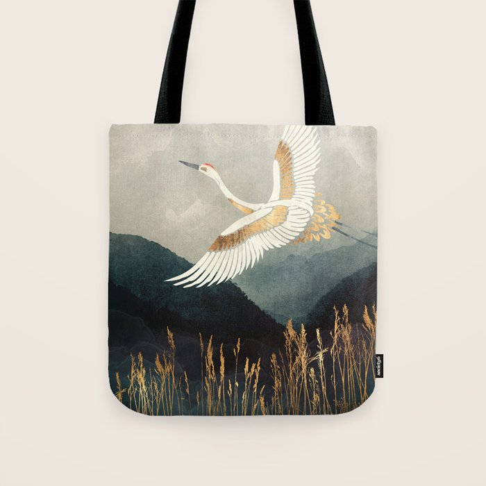 Elegant Flight Tote Bag Gallery Image 1