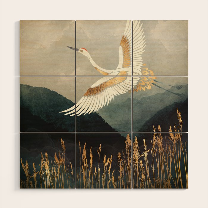 Elegant Flight Wood Wall Art Gallery Image 1