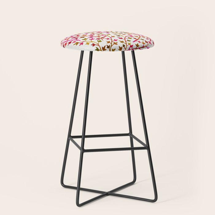 Pink Ivy Stool Gallery Image 1
