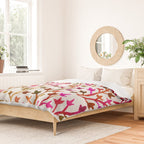 Pink Ivy Duvet Cover Gallery Image 2