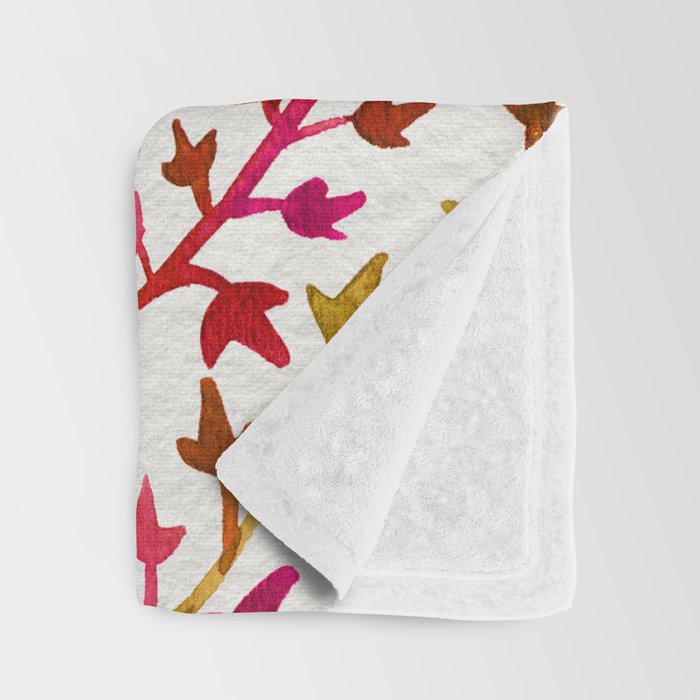 Pink Ivy Throw Blanket Gallery Image 3