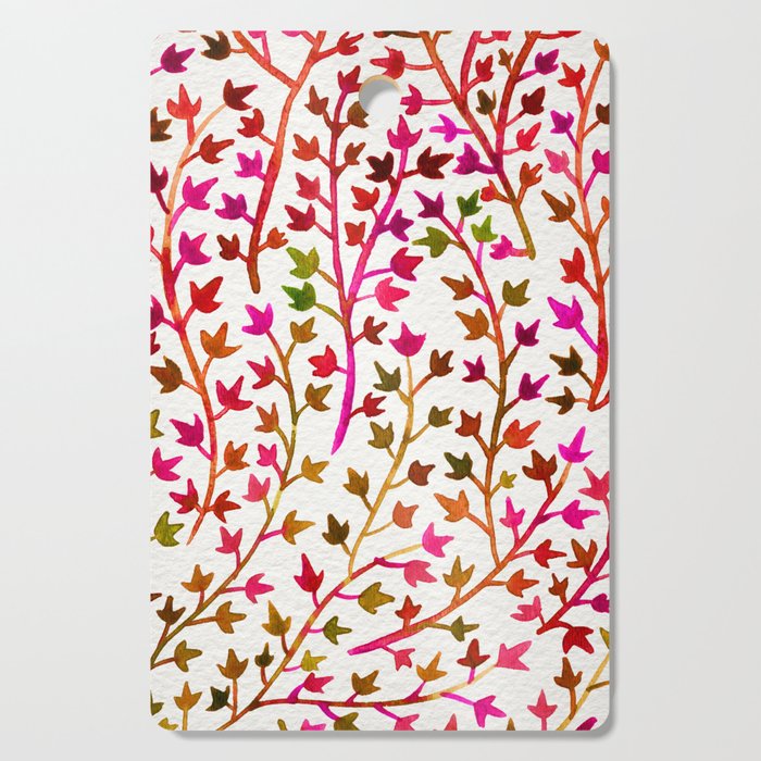 Pink Ivy Cutting Board Gallery Image 1