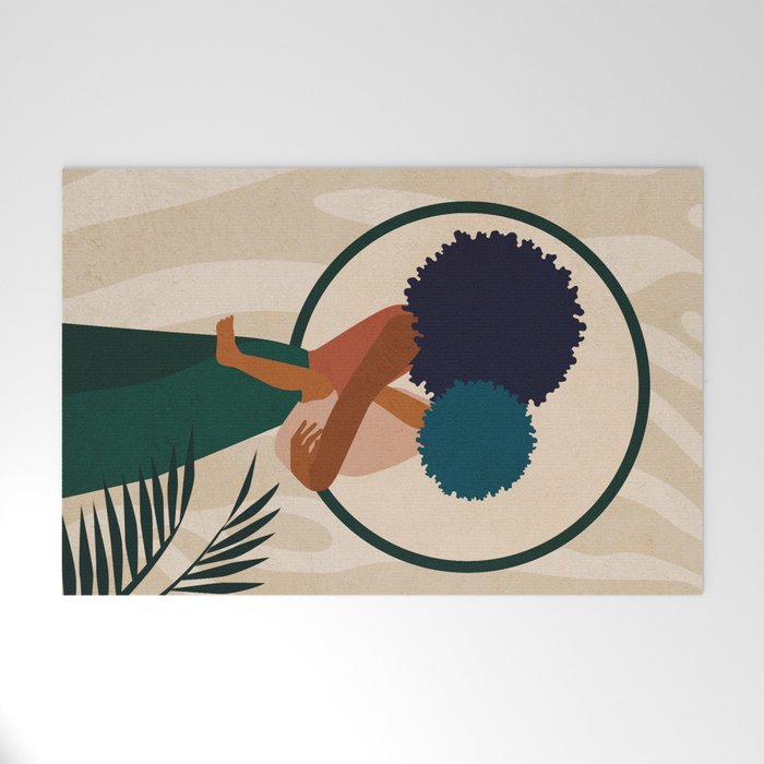 Stay Home No. 3 Welcome Mat Gallery Image 1