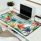 boho weed light Desk Mat Gallery Image 2