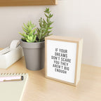 If your dreams dont scare you they arent big enough Mini Art Print Gallery Image 2