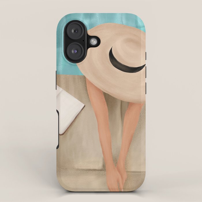 On the edge of the Pool II iPhone Case Gallery Image 1