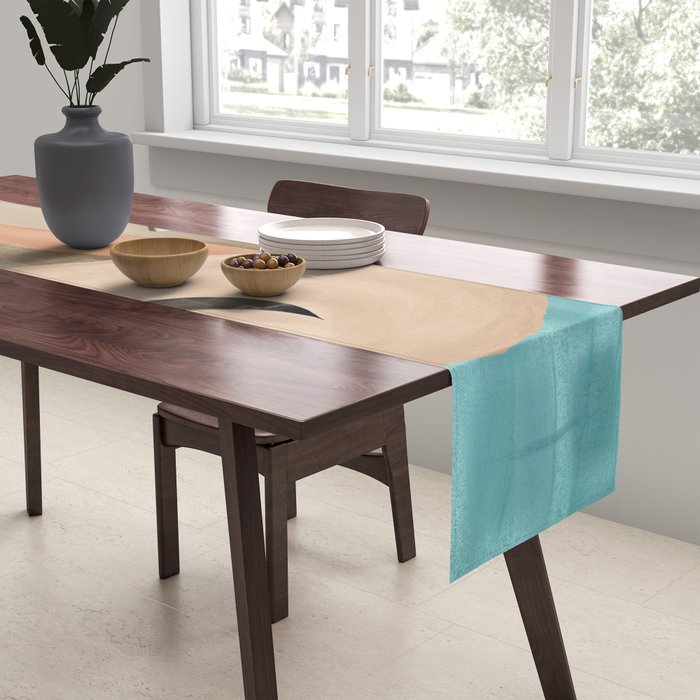 On the edge of the Pool II Table Runner Gallery Image 2