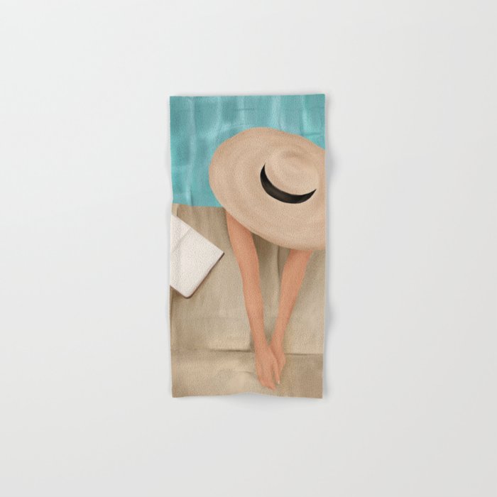 On the edge of the Pool II Bath Towel Gallery Image 1