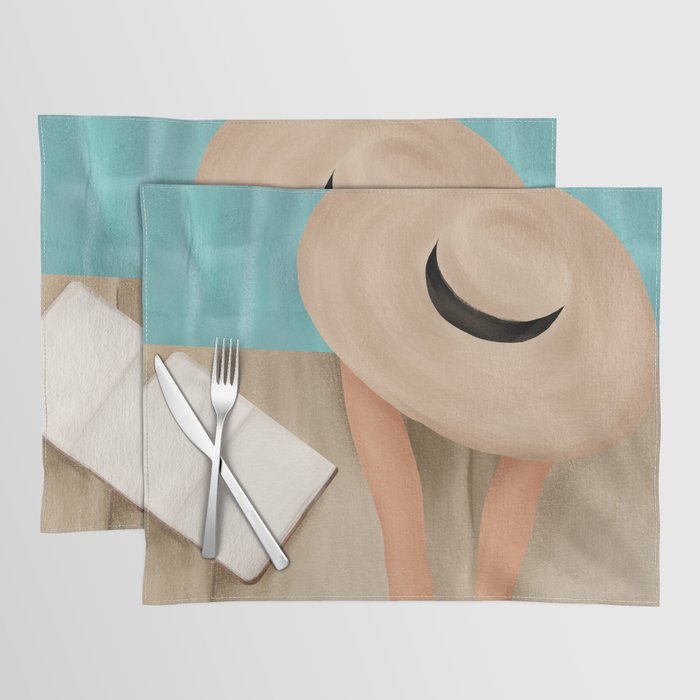 On the edge of the Pool II Placemat Gallery Image 1