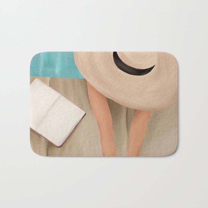 On the edge of the Pool II Bath Mat Gallery Image 1