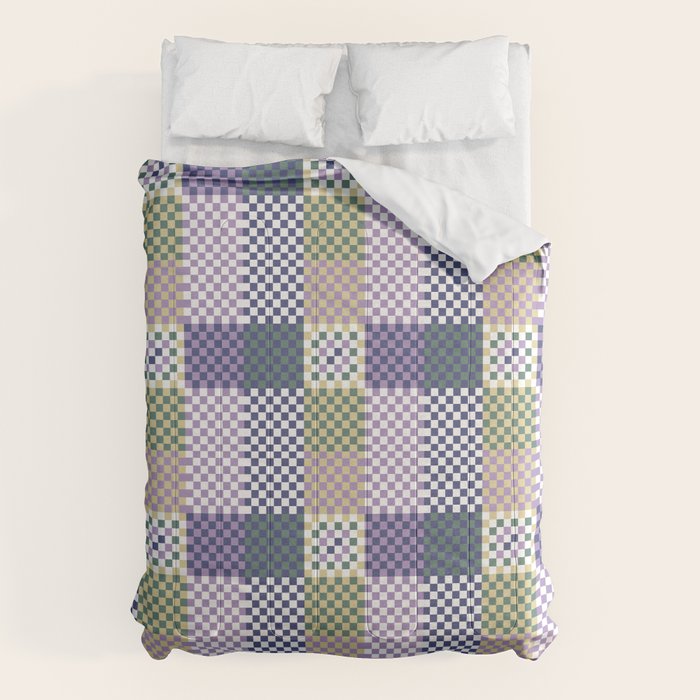 Bold colors block grid C Comforter Gallery Image 6