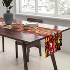 Kirman 17th Century Vase Carpet Print Table Runner Gallery Image 2