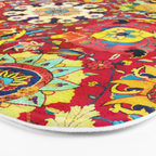 Kirman 17th Century Vase Carpet Print Bath Mat Gallery Image 3