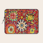 Kirman 17th Century Vase Carpet Print Laptop Sleeve Gallery Image 1