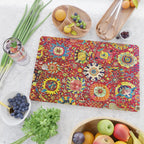 Kirman 17th Century Vase Carpet Print Cutting Board Gallery Image 2