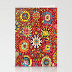 Kirman 17th Century Vase Carpet Print Stationery Card Gallery Image 2