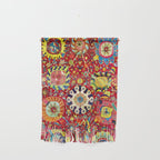 Kirman 17th Century Vase Carpet Print Wall Hanging Gallery Image 1