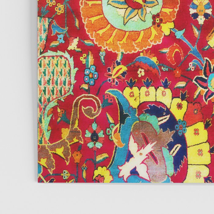 Kirman 17th Century Vase Carpet Print Poster Gallery Image 3