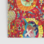 Kirman 17th Century Vase Carpet Print Poster Gallery Image 3