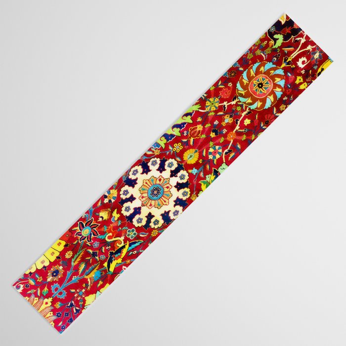 Kirman 17th Century Vase Carpet Print Table Runner Gallery Image 3