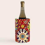 Kirman 17th Century Vase Carpet Print Wine Chiller Gallery Image 1