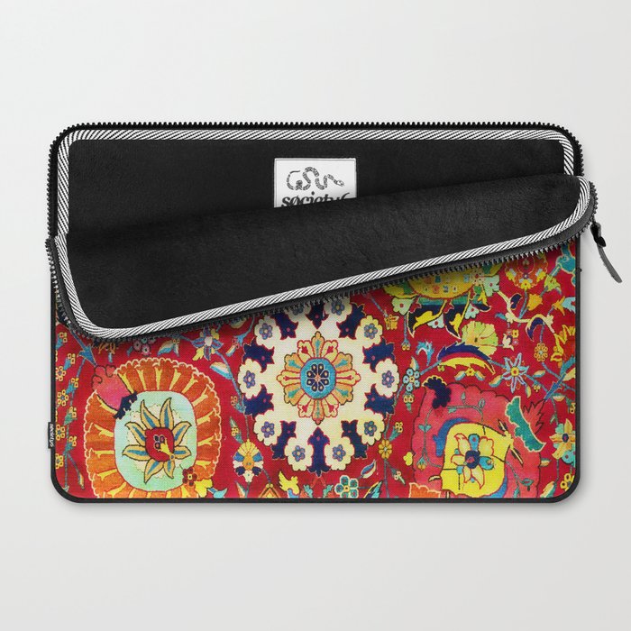 Kirman 17th Century Vase Carpet Print Laptop Sleeve Gallery Image 2