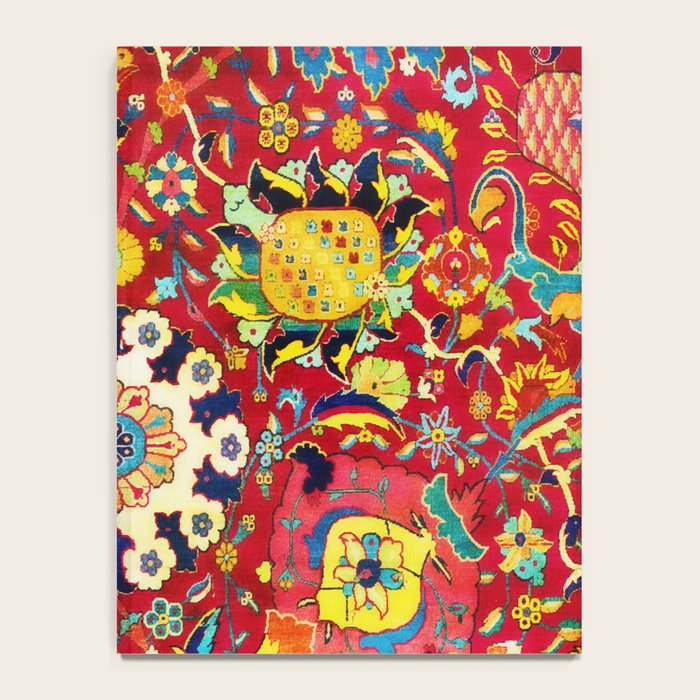 Kirman 17th Century Vase Carpet Print Notebook Gallery Image 4