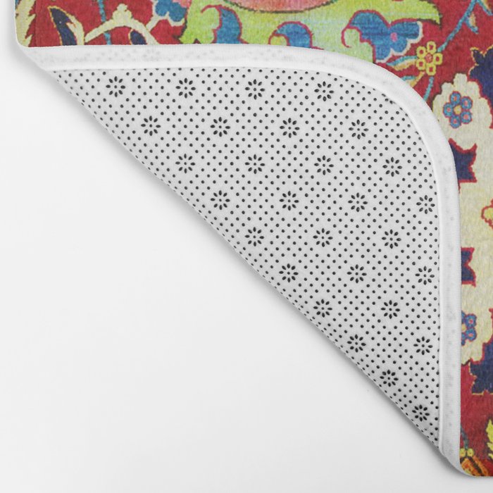 Kirman 17th Century Vase Carpet Print Bath Mat Gallery Image 2