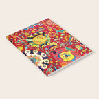 Kirman 17th Century Vase Carpet Print Notebook Gallery Image 2