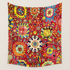 Kirman 17th Century Vase Carpet Print Wall Tapestry Gallery Image 4