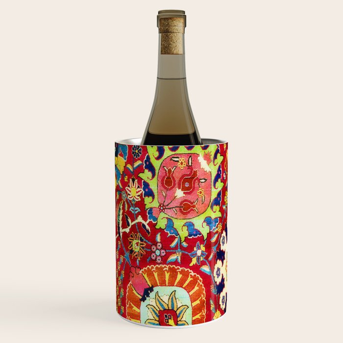 Kirman 17th Century Vase Carpet Print Wine Chiller Gallery Image 2