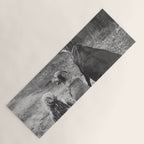 A Girl, Her Dog, and Her Horse wonderful black and white photograph - photography Yoga Mat Gallery Image 1