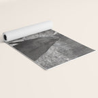 A Girl, Her Dog, and Her Horse wonderful black and white photograph - photography Yoga Mat Gallery Image 2