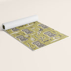 Tropical Tiki Green Yoga Mat Gallery Image 2