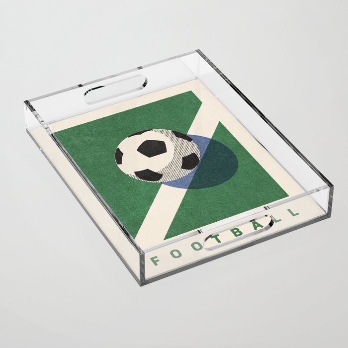 BALLS - Football - Summer Games Acrylic Tray Gallery Image 1