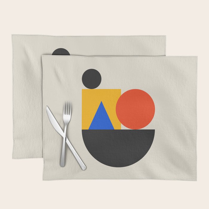Balance 02: Bauhaus Mid-Century Edition Placemat Gallery Image 1