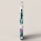 Poppies Loose Floral Watercolor - Meadow Wildflowers - Aqua Plum  iPhone Case Gallery Image 2